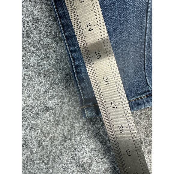 CP Jeans Medium Wash Blue Distressed Denim Skinny Jeans Junior's Size 1 - Picture 10 of 11